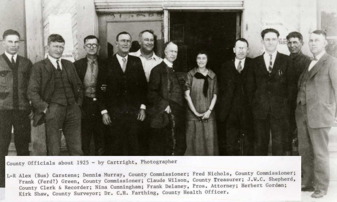 County Officials in 1925 