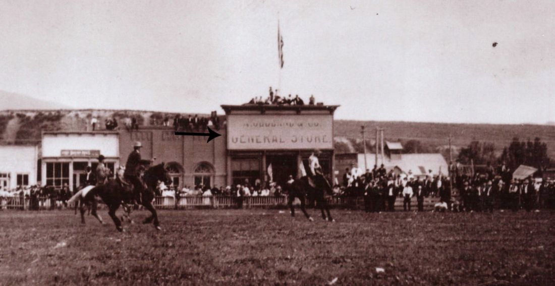 Rodeo and general store early 1900s