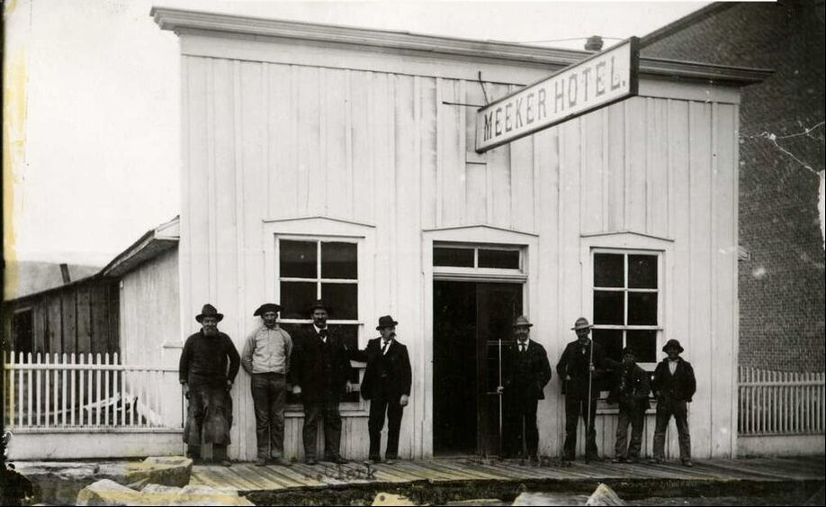 Meeker Hotel after founding in 1887 