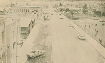 Main Street from High up, 1950ish